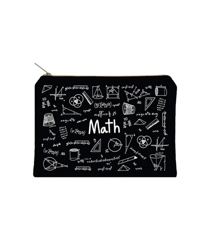 زیپ کیف دات نوت مدل Math سایز A5 رنگ مشکی