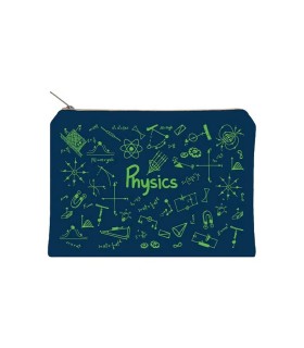 زیپ کیف دات نوت مدل Physics سایز A5 رنگ سرمه ای