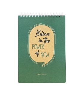 دفتر یادداشت پیل سایز A4 مدل گیومه طرح Believe