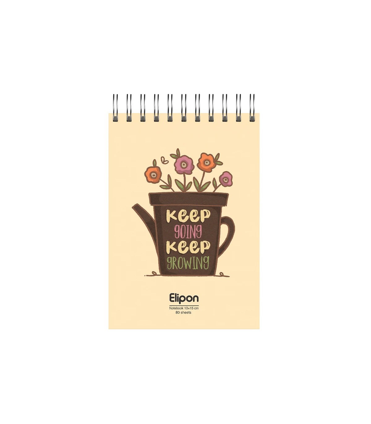 دفتر یادداشت فانتزی 80 برگ سیمی الیپون - کد 2621365