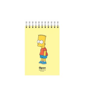 دفتر یادداشت فانتزی 80 برگ سیمی الیپون - کد 2621368