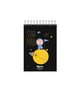 دفتر یادداشت فانتزی 80 برگ سیمی الیپون - کد 2621362