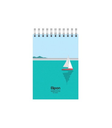 دفتر یادداشت فانتزی 80 برگ سیمی الیپون - کد 2621364