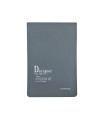 دفتر طراحی پیل مدل کانسپت طرح Designer سایز A5 - رنگ طوسی