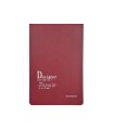 دفتر طراحی پیل مدل کانسپت طرح Designer سایز A5 - رنگ زرشکی