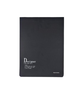 دفتر طراحی پیل مدل کانسپت طرح Designer سایز A4 - رنگ مشکی