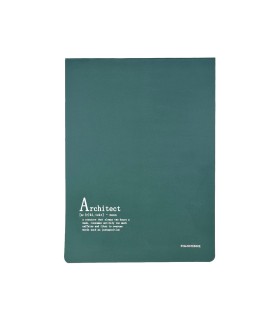 دفتر طراحی پیل مدل کانسپت طرح Architect سایز A4 - رنگ سبز