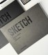 دفتر طراحی 60 برگ پیل مدل SKETCH سایز A5 - رنگ طوسی
