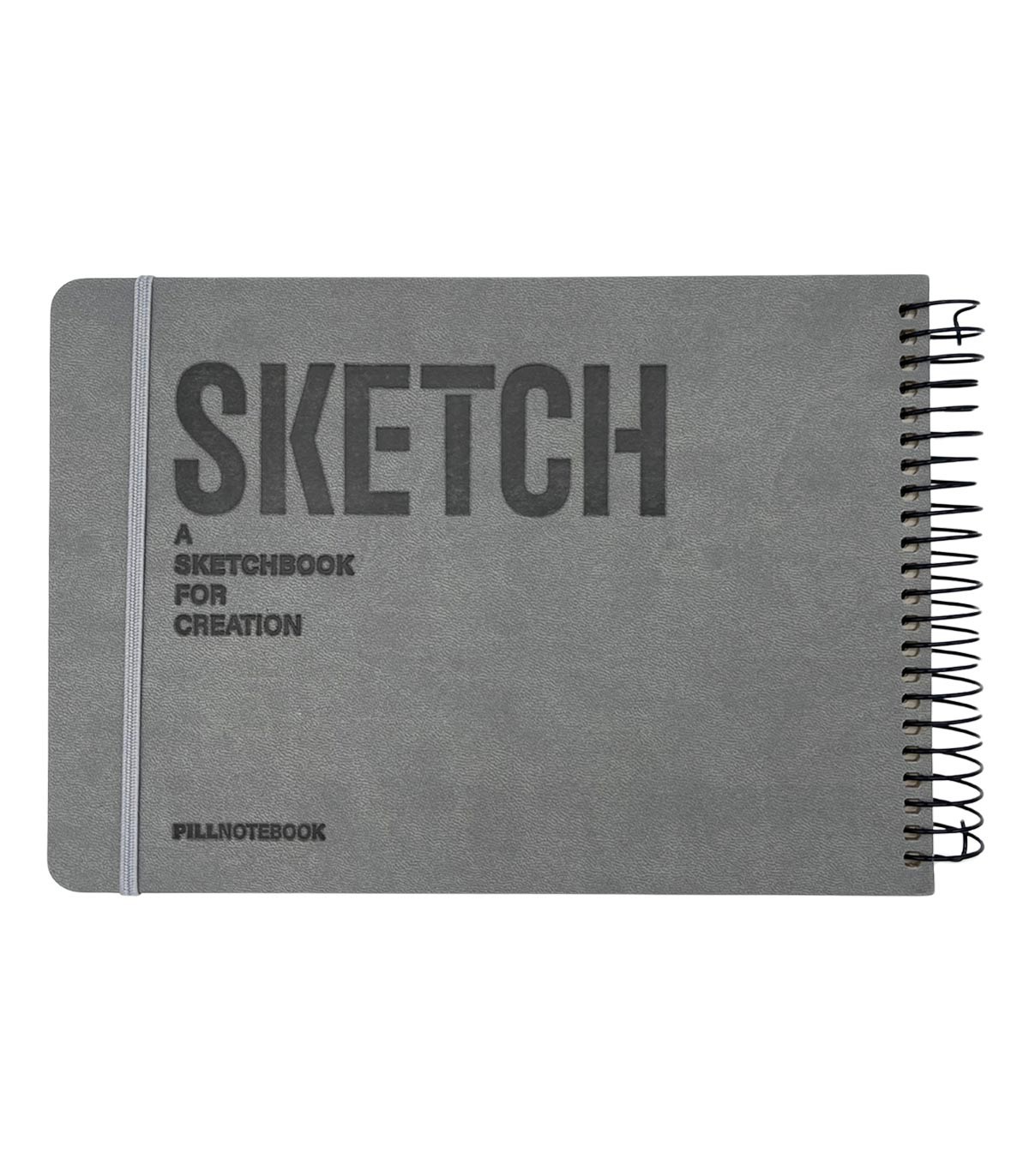 دفتر طراحی 60 برگ پیل مدل SKETCH سایز A5 - رنگ طوسی