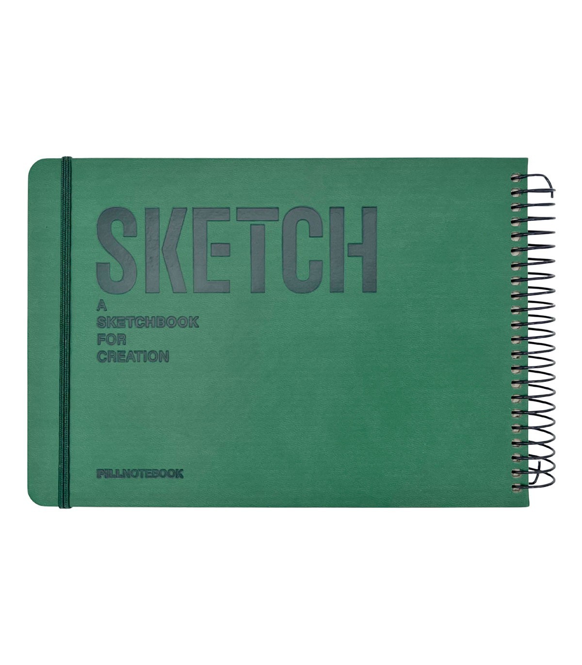 دفتر طراحی 60 برگ پیل مدل SKETCH سایز A5 - رنگ سبز