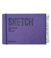دفتر طراحی 60 برگ پیل مدل SKETCH سایز A5 - رنگ بنفش