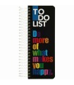 دفتر سیمی TO-DO دات نوت 120 برگ طرح Do More Of What Makes You Happy