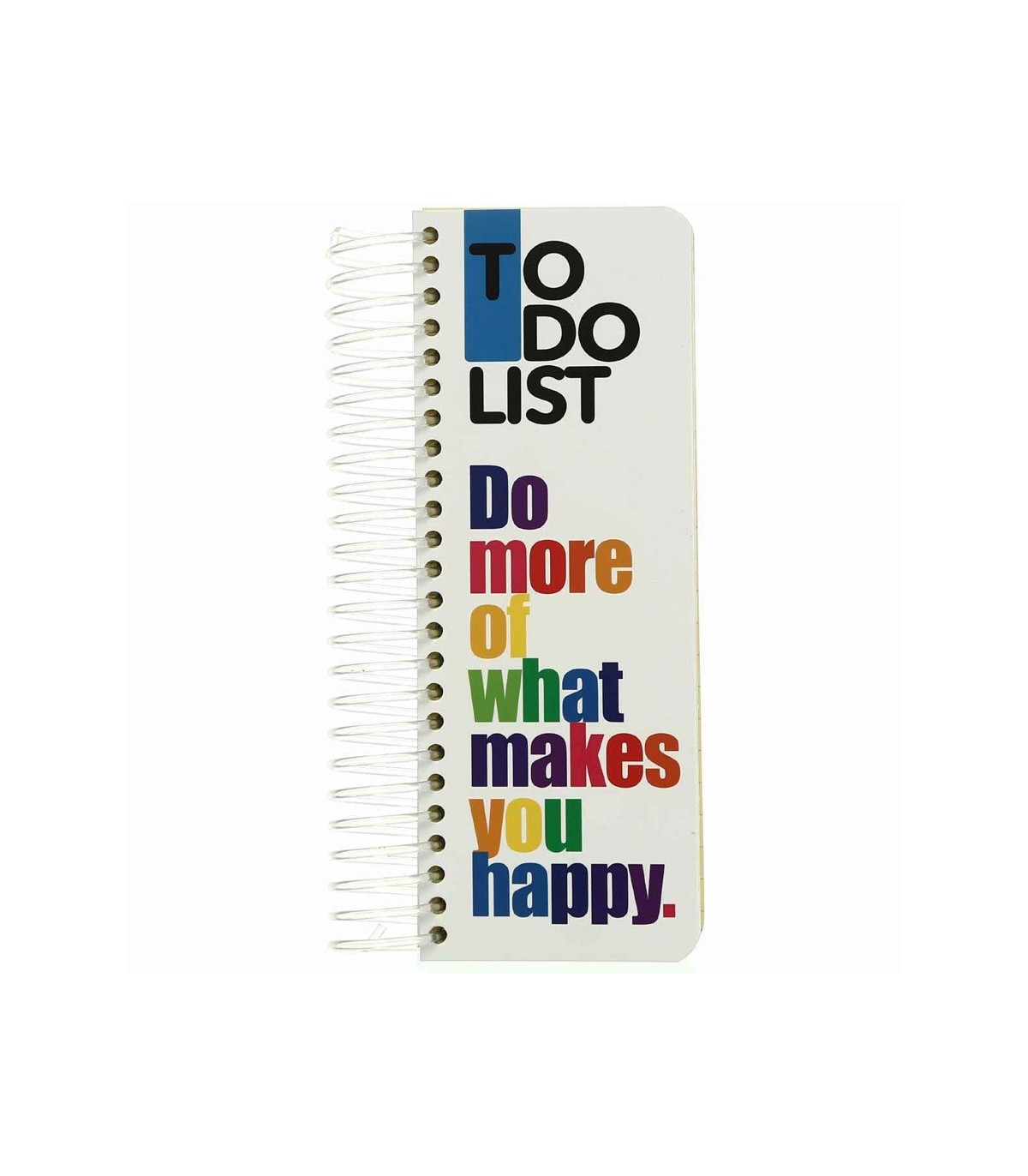 دفتر سیمی TO-DO دات نوت 120 برگ طرح Do More Of What Makes You Happy