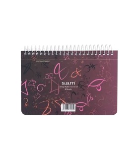 دفتر یادداشت سم با پرفراژ 10×15 سیم از 15 - طرح نماد