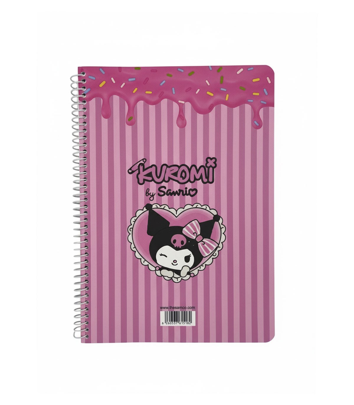 دفترسیمی وزیری فانتزی 80 برگ سم- طرح Kuromi2