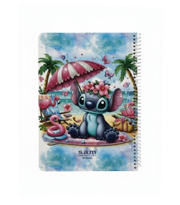 دفترسیمی وزیری فانتزی 80 برگ سم- طرح Stitch