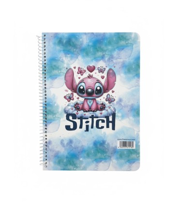 دفترسیمی وزیری فانتزی 80 برگ سم- طرح Stitch