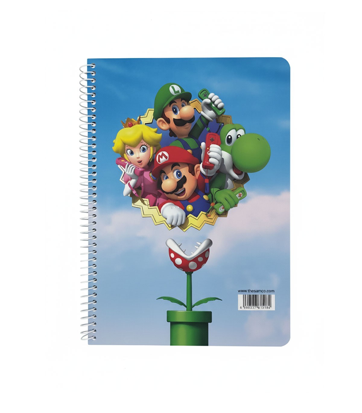 دفترسیمی وزیری فانتزی 100 برگ سم- طرح Super Mario