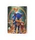 دفترسیمی وزیری فانتزی 100 برگ سم- طرح Sonic