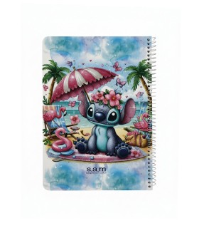 دفترسیمی وزیری فانتزی 100 برگ سم- طرح Stitch
