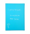 دفتر 100 برگ i write because - آبی