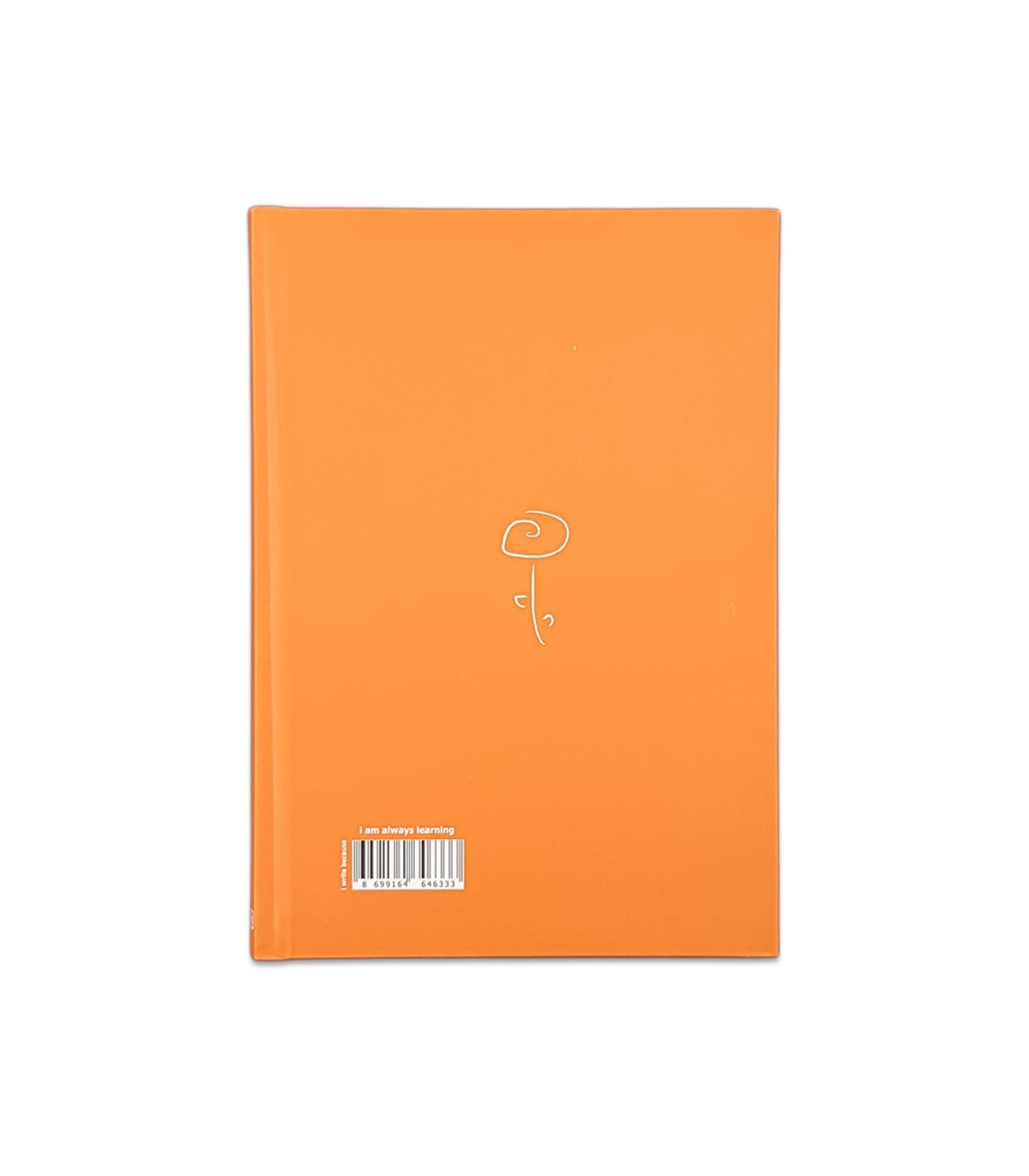 دفتر 100 برگ i write because - نارنجی