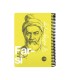دفتر 100 برگ وزیری فارسی دات نوت سری چهره ها رنگ زرد