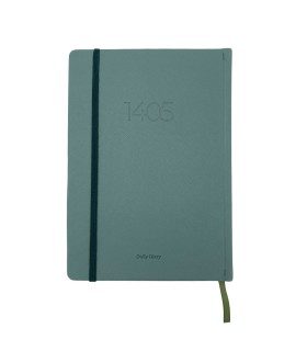 سررسید دوختی جلد ترمو 1405 دات نوت dotnote سایز A5 - سبز