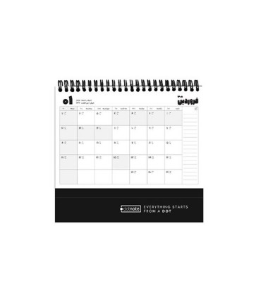 تقویم رومیزی 1405 A۵ دات نوت dotnote - طرح 1