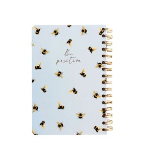 دفتر کلاسیک سیمی ۱۰۰ برگ دات نوت - طرح Bee Positive