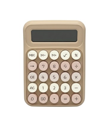 ماشین حساب فانتزی runzon مدل RZ817S - رنگ کرم