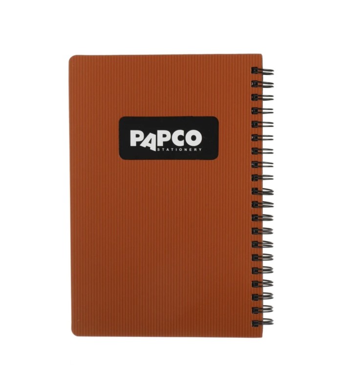 دفتر یادداشت شطرنجی متالیک 100 برگ پاپکو - رنگ مسی