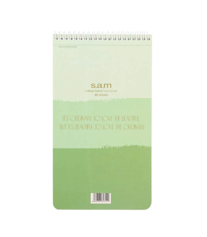 دفتر یادداشت سم با پرفراژ 22×12 سیم از 12 - طرح طبیعت