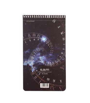 دفتر یادداشت سم با پرفراژ 22×12 سیم از 12 - طرح کهکشان