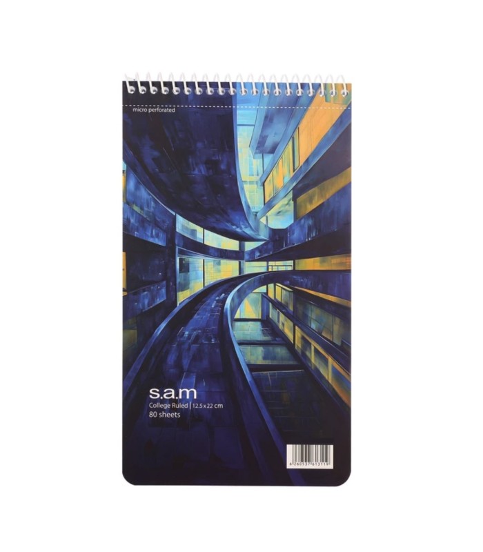 دفتر یادداشت سم با پرفراژ 22×12 سیم از 12 - طرح پل
