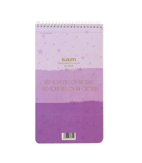 دفتر یادداشت سم با پرفراژ 22×12 سیم از 12 - طرح ستاره