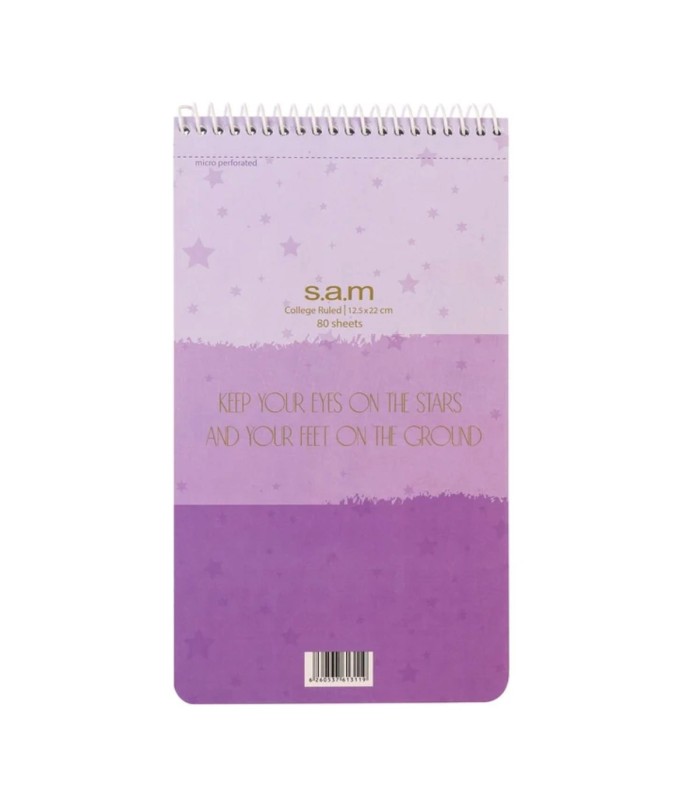 دفتر یادداشت سم با پرفراژ 22×12 سیم از 12 - طرح ستاره