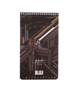 دفتر یادداشت سم با پرفراژ 22×12 سیم از 12 - طرح Interstellar