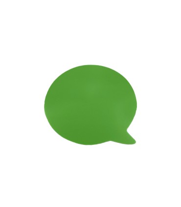 کاغذ یادداشت چسبدار (استیکی نوت) شفاف JinxIn مدل bubble - رنگ سبز
