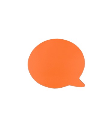 کاغذ یادداشت چسبدار (استیکی نوت) شفاف JinxIn مدل bubble - رنگ نارنجی