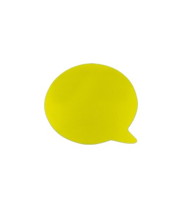کاغذ یادداشت چسبدار (استیکی نوت) شفاف JinxIn مدل bubble - رنگ زرد