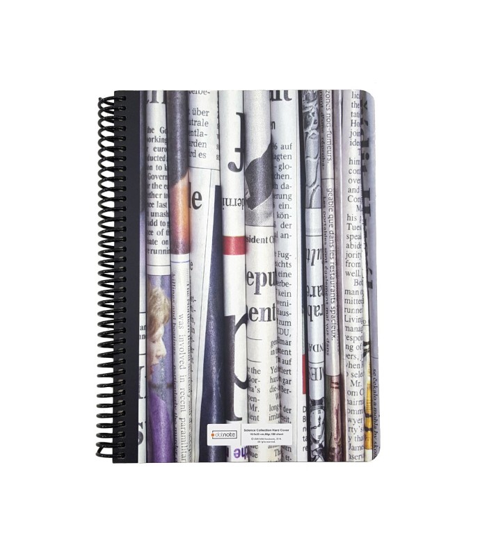 دفتر 100 برگ جلد سخت کلاسیک- طرح journal