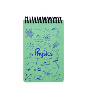 دفتر یادداشت A6  فیزیک دات نوت سری Science رنگ سبز