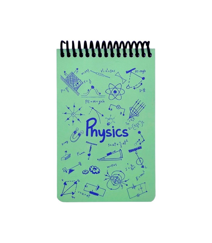 دفتر یادداشت A6  فیزیک دات نوت سری Science رنگ سبز