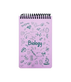 دفتر یادداشت A6  زیست دات نوت سری Science رنگ صورتی