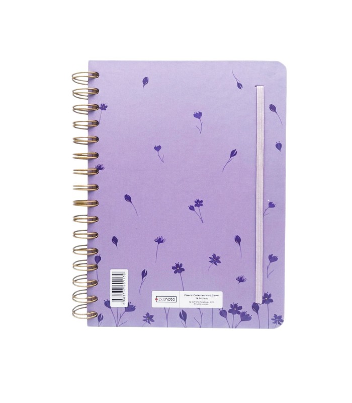 دفتر کلاسیک سیمی ۱۰۰ برگ دات نوت - طرح Violet