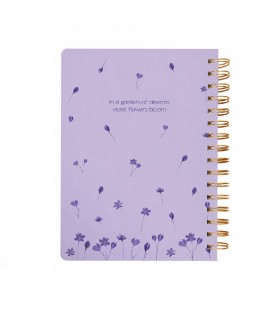 دفتر کلاسیک سیمی ۱۰۰ برگ دات نوت - طرح Violet