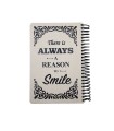 دفتر 90 برگ RAW and GREY مدل SMILE