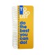 دفتر سیمی TO-DO دات نوت 120 برگ طرح do the best you can do