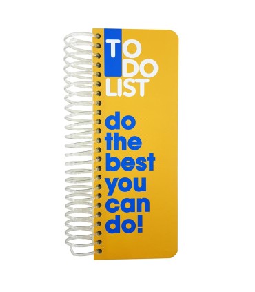 دفتر سیمی TO-DO دات نوت 120 برگ طرح do the best you can do